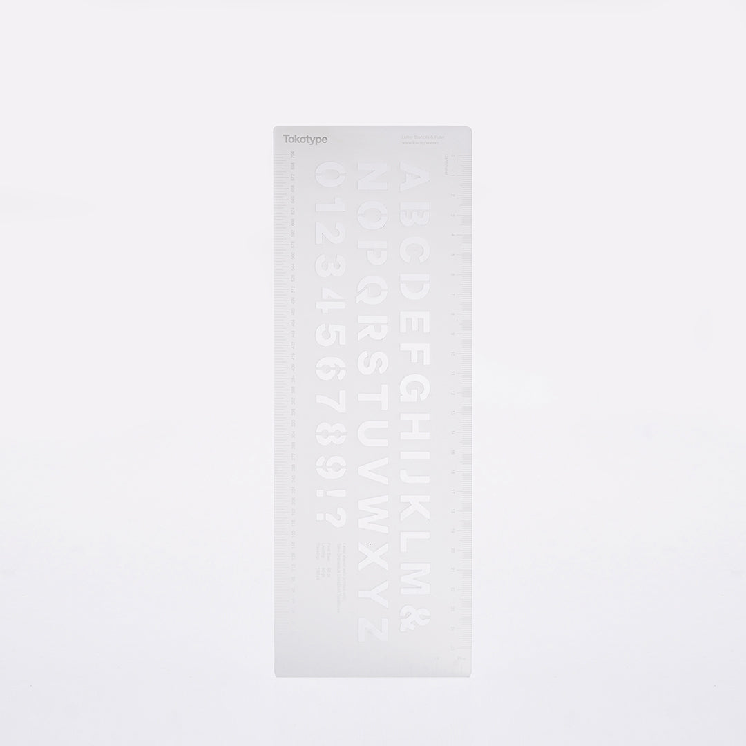 Letter Stencil Satin