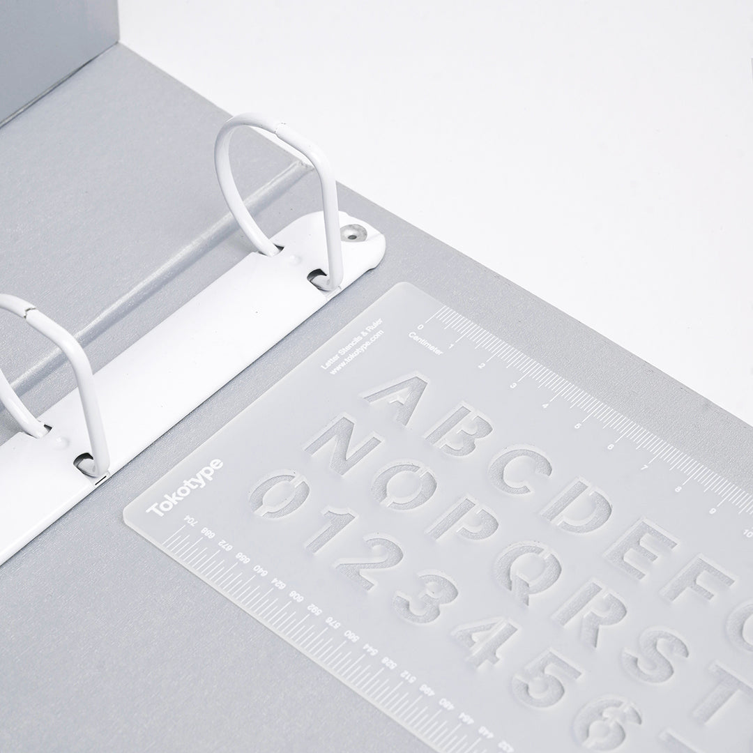 Letter Stencil Satin