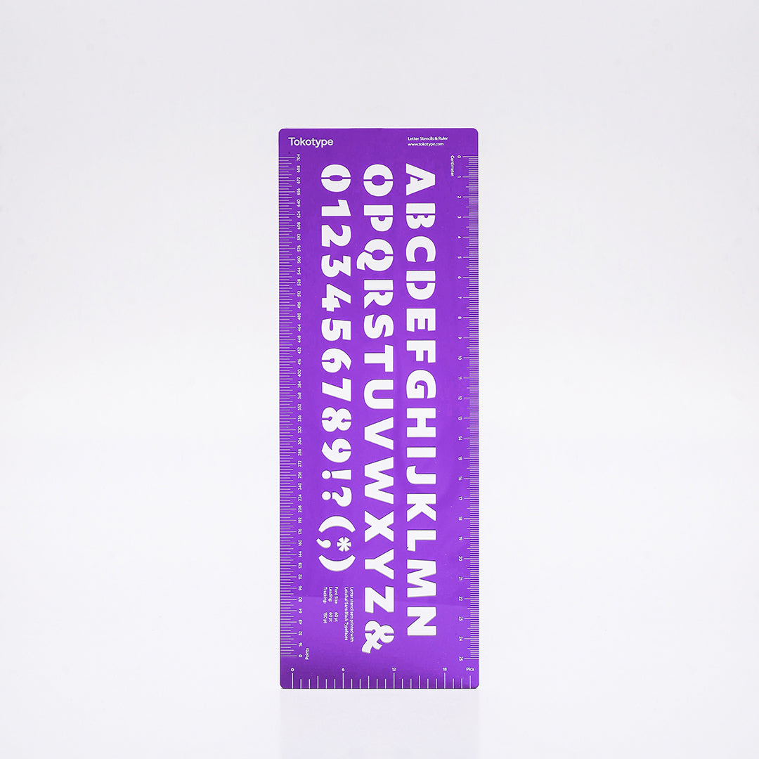 Letter Stencil Leksikal