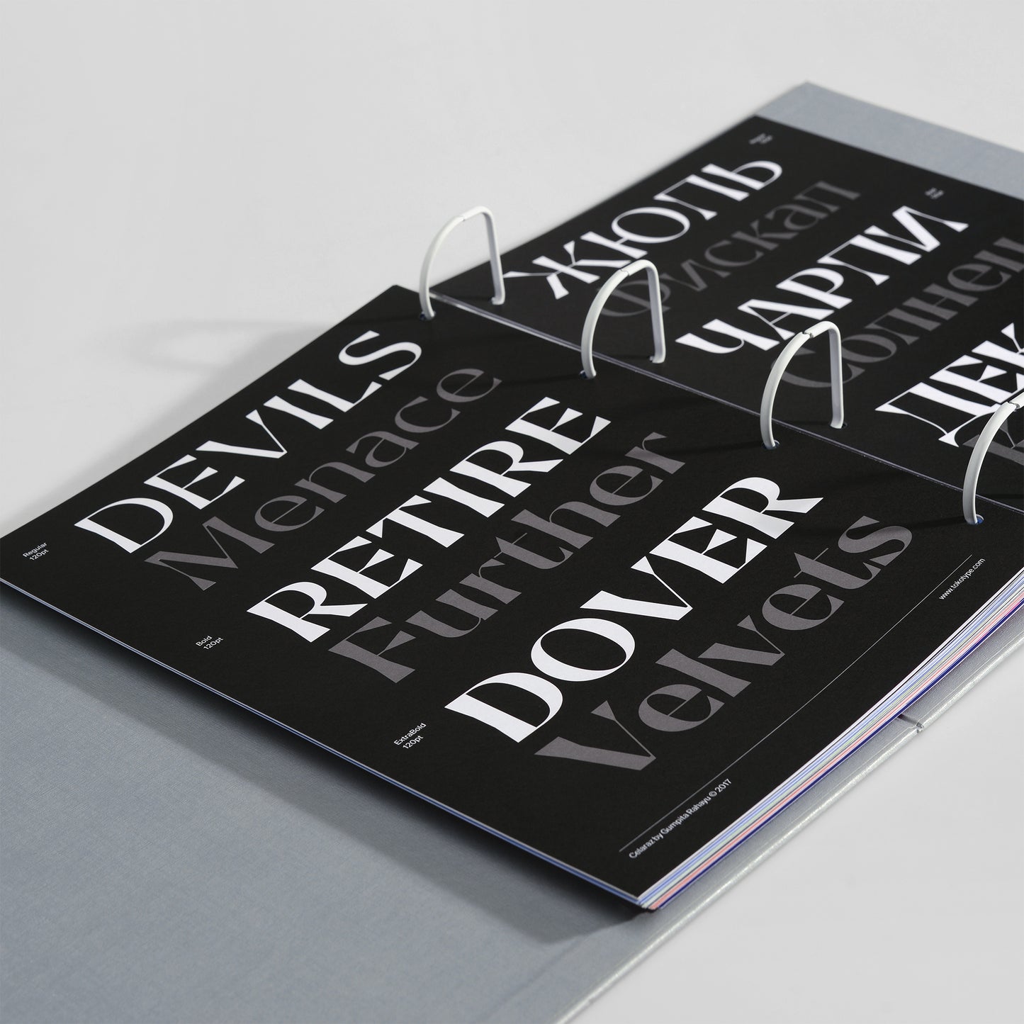 Celaraz Type Specimen Sheets