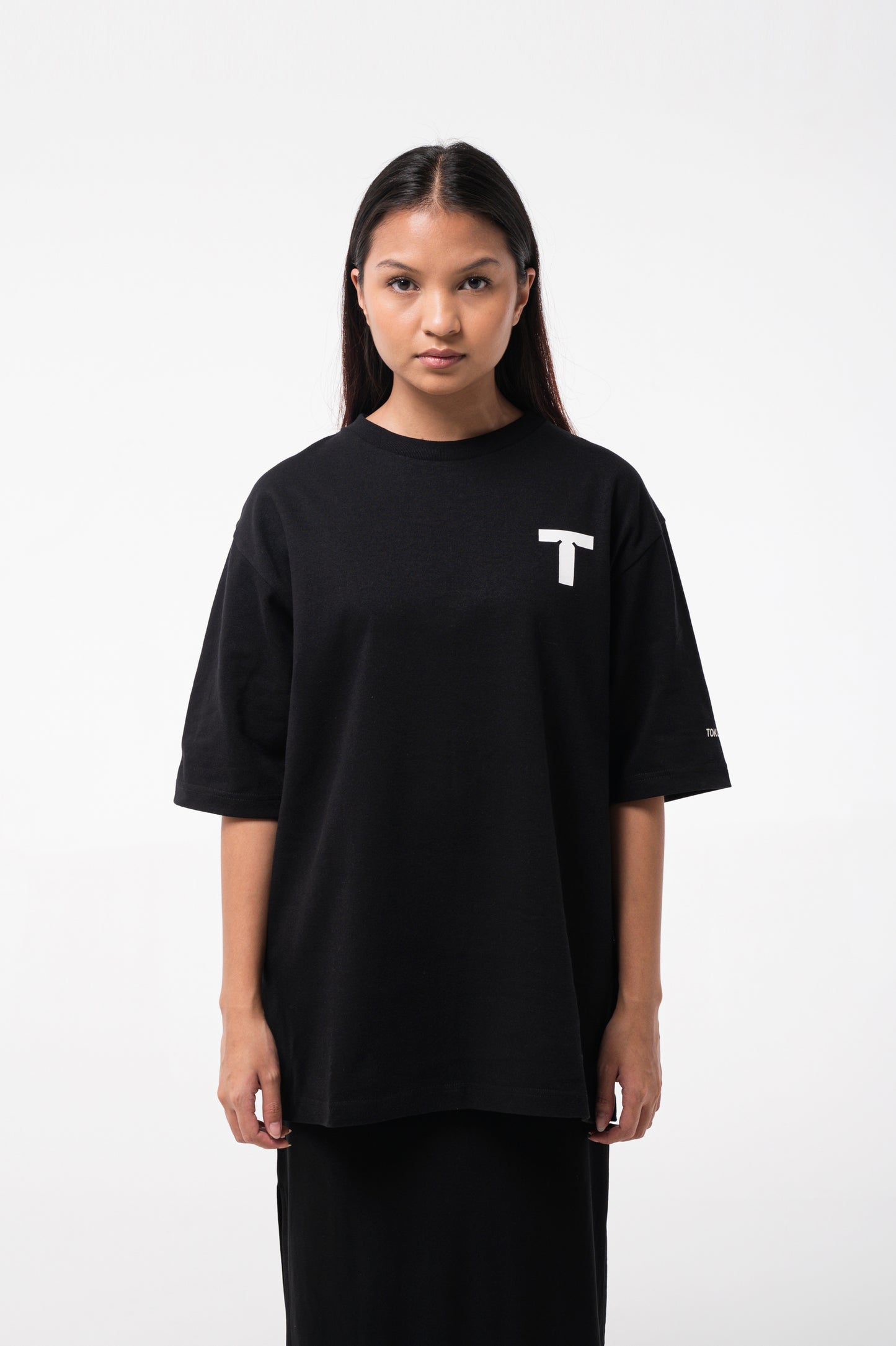 Fonts Goods Services Oversized T-Shirt