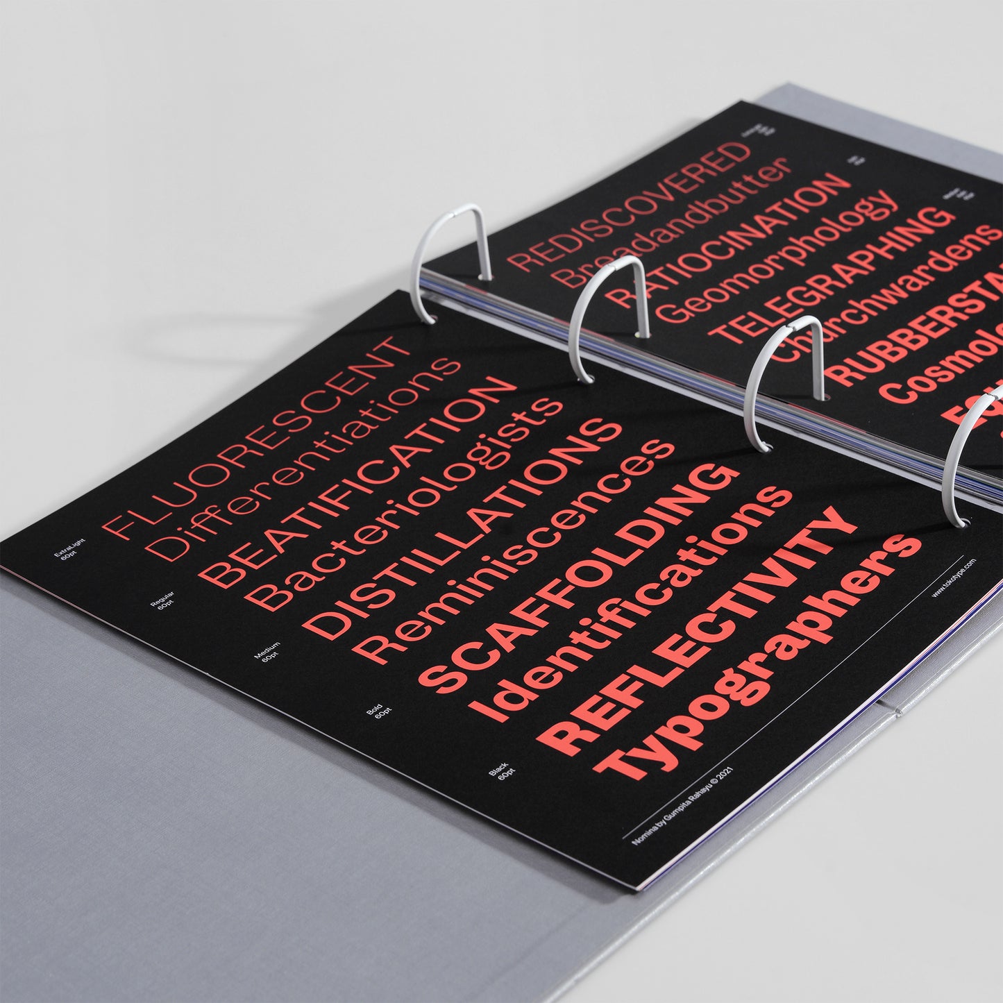 Nomina Type Specimen Sheets