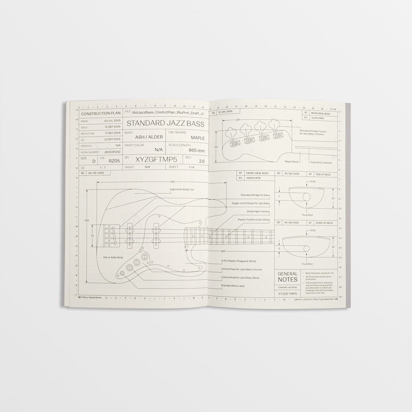 Plano Specimen Books