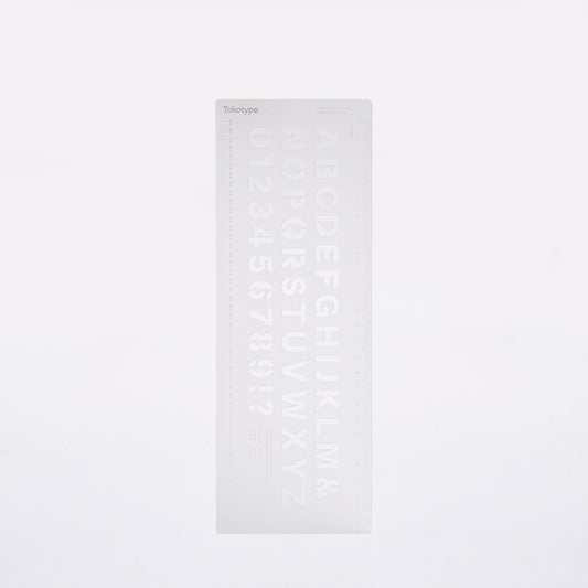 Letter Stencil Satin