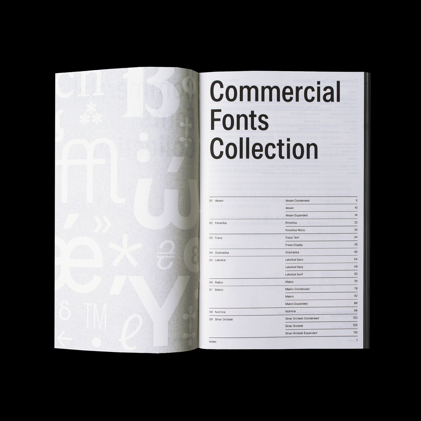 Commercial Fonts Collection Books
