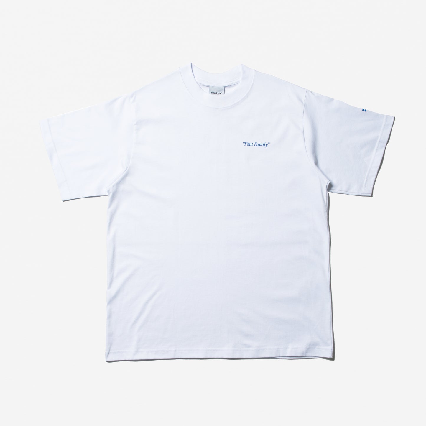 Font Family T-shirt - White