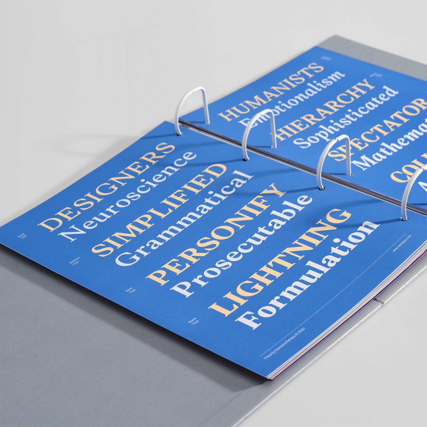Frasa Type Specimen Sheets